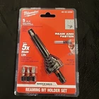 Milwaukee 48-32-2350 Shockwave Conduit Reaming Bit Holder 1/2", 3/4" & 1" Emt New. Price: $23.99.