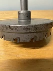Ezarc 100MM 3-15/16 Carbide Tipped Hole Cutter, Used. Price: $36.00.