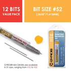 Gyros Carbon Steel Wire Gauge Mini Twist Drill Bits, 12 Micro Bits. New. Price: $9.99.