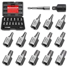 15 Pieces Screw Extractor Set, Easy Out Bolt Kit, 3/8" Inch Drive H... New. Price: $37.57.