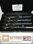 Norseman 4PC Magnum Super Premium Large Drill Bit Set 9/16, 5/8, 3/4, 1" #12250 New. Price: $118.99.