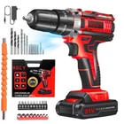 Hoey 21V Electric Power Drill Keyless Chuck Cordless Screwdriver Red New. Price: $45.51.