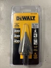 Dewalt Step Drill Bit ( 7/8-IN To 1-1/8-IN ) DWA1710239DF New Sealed. Price: $23.99.