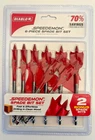 New Diablo Speedemon 6-PIECE + 2 Spade Bit Set 3/8"- 1" Impact. Price: $19.88.