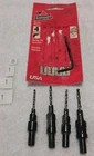 16615 4PC Vermont American 1/4" Hex Countersink Drill Bit Set Usa Open. Price: $19.56.