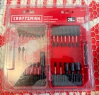 Craftsman Impact Rated Screwdriver Bit Set Piece New Sealed # CMAF1326. Price: $14.99.