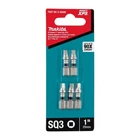 Makita E-00599 Impact Xps SQ3 #3 Square 1 In. Insert Bit (5-PACK), Quick Ship New. Price: $11.49.
