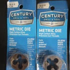Century Drill & Tool 97614 Metric Hex Die, 10.0X1.25 - Packages New. Price: $12.99.