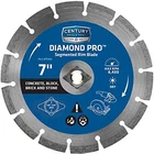 Century Drill & Tool 75455 Diamond Segmented Rim Blade, 7" New. Price: $31.95.
