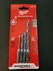 Milwaukee Shock Wave Hex Shank Drill Bits. 48-89-4444. 60 Sets. Just $5 Set!!! New. Price: $275.00.