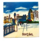 Handmade Shanghai Ceramic Tile Wall Art Trivet Souvenir Decor Collectible Used. Price: $27.34.