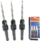 Ftg Usa 3 Pc #6 (9/64") Adjustable Wood Countersink Drill Bit Set New. Price: $31.57.