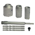 Concrete Hole Saw Kits, Tungsten Steel Sds Plus Shank Wall Cutter Cement... New. Price: $38.94.
