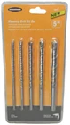 Warrior 63074 Masonry Drill Bit Set 5 Pc Carbon Steel Carbide Tip 1/4" Hex Shank New. Price: $12.45.