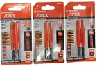 Crescent Apex 1/2" Covered Power Bits 3CT, Per Pack (NO.2, T25, SQ2) New. Price: $18.95.
