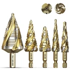 Bestwork Four Spiral Flute Step Drill Bit Set, 5PCS 1/8"-1-3/8" High-speed... New. Price: $38.82.