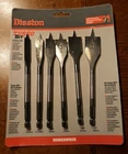 Disston Turbo Bit Woodboring 6-PIECE Homeowner Spade Set New. Price: $10.99.