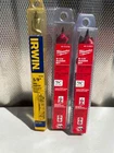 Milwaukee 3/4" 7/8" Irwin 5/8" Wood Ship Auger Bit 48-13-0750 48-13-0870 42410 New. Price: $28.50.