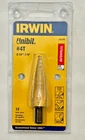 Irwin Unibit 4T Step Drill Titanium 12 Hole Sizes 3/16-7/8" 15104 Made Usa Used. Price: $46.00.