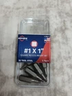 18921-5 Square Recess Insert Bit #1 X 1" 5-PACK New. Price: $15.00.
