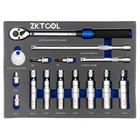 Zktool 15PCS Universal 3/8" Drive 360 Swivel Magnetic Spark Plug Socket... New. Price: $64.99.