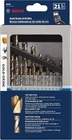 Bosch GO21, Pc Gold Oxide Drill Bit Set W/ Metal Case, Standard Shank Diam. New. Price: $16.99.