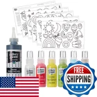 Gallery Glass Window Cling Art Kit 10 Piece Set Including 3 Pattern Sheets 6 New. Price: $52.78.