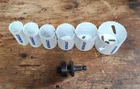 Nos Kobalt 7 Pc Bi-metal Hole Saw Set Wood/metal/plastic Heavy Duty Open. Price: $17.76.