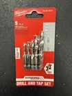 Milwaukee Shockwave Metric Impact Drill Tap Set Piece (48-89-4875) New. Price: $19.99.