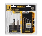 Dewalt 13PC Titanium Nitride Split Point Drill Bit Tool Set With Case New DW1363. Price: $18.99.