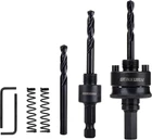 General Quick Change Hole Saw Mandrel, 7/16-INCH 3/8 Arbor Wit New. Price: $26.99.