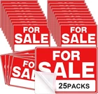 25 Pcs 9 X 12 For Sale Signs Plastic Car Trailer Vehicle New. Price: $24.44.