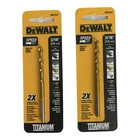 Dewalt DW1312 3/16" Titanium Coated Split Point Drill Bit Packs New. Price: $10.39.