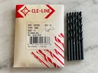 6 New Cleveland Twist Drill C22703, Wire Size #11, Jobber Length Hss Black Oxide. Price: $14.99.