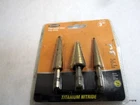 Warrior Piece Titanium Nitride Coated High Speed Steel Step Drills Model 60379 New. Price: $13.28.