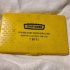 Craftsman 6711 17 Pc. High Speed Twist Set 3 Missing Used. Price: $13.99.