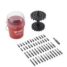 Tractor Supply Co 49-PIECE Impact Bit Set In Storage Bucket Durable Steel, Nib New. Price: $29.49.