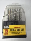 Tool Shop 19 Piece Drill Bit Set No. 242-4095 New. Price: $18.95.