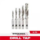 48-89-4875MILWAUKEE Tool Pc Shockwave Impact Metric Drill And Tap Bit Set New. Price: $58.82.