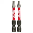 Milwaukee 48-32-4985 Tool Shockwave 2" Impact Torx T25 Power Bits (2PK New. Price: $14.60.