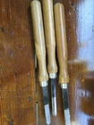 Set 3 Vintage Unique Amt Wood Carving Tools Chisels Lathe Usa Used. Price: $20.00.
