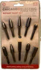 Chicago Electric Power Tools Rotary Rasp 10 Pc Set 68830 1/4 Drill Die Grinder New. Price: $24.56.