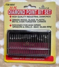 Diamond Life New 20 Pc. Point Bit Set, Item# 040547. Price: $12.00.