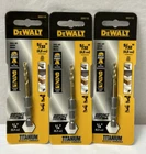 New Dewalt DD5110 5/32" Impact Ready Titanium Drill Bit 3-PACK (G13-10). Price: $21.95.