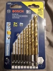 Bosch Titanium Pc Drill Bit Set (TI9IM) New. Price: $14.99.