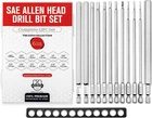 Baker And Bolt 12-PIECE 6" Long Hex Head Allen Wrench Drill Bit Set Onesize New. Price: $38.85.