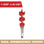 Milwaukee 48-13-1370 1-3/8" X 6-1/2" Auger Bit New. Price: $35.99.