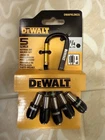 Brand New Dewalt Bit Keyring Holder Set - 5 Piece. Price: $18.00.