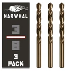 Narwhal 3/8" Bits (M35 Cobalt - Pack) 5" Length For Drilling New. Price: $24.25.