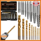 Coobeast 18PCS Screw Extractor Set Left Hand Drill Bits For Removing Broken New. Price: $58.03.